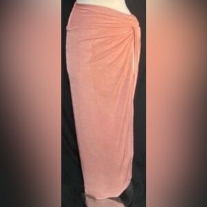 Elegant Pink Maxi Skirt